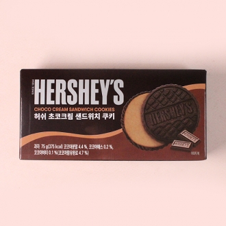 도매_허쉬 초코크림 샌드위치 쿠키 75gX24개(1박스)