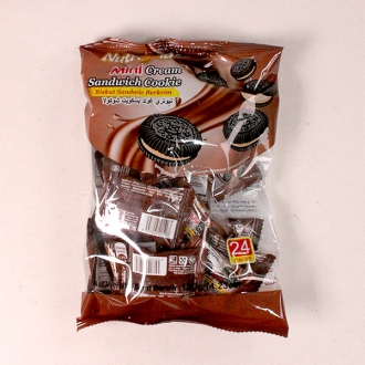 도매_미니 크림 샌드위치 쿠키 초콜릿맛 110gX24개(1박스)