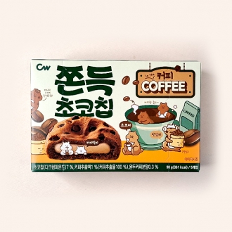 청우 쫀득초코칩 커피 90gX18개(1박스)