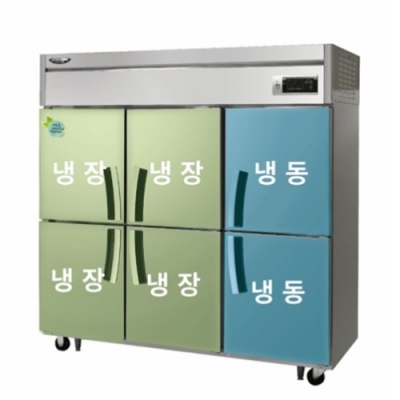 업소용 라셀르 LEFS-1665RF 65박스 1등급 냉동냉장고 간냉식